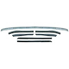 20-1762-65 Convertible Roof Rail Weatherstrip Set, 1957 Ford Fairlane 500, 1958 Ford Fairlane 500, 1958 Edsel Pacer - image 1