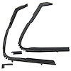 38-0038-55 Vent Window Weatherstrips Fits Select Pontiac Chieftain, Chevy Styleline Deluxe, Chevy Bel Air - image 1