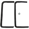38-0061-55 Vent Window Weatherstrips Fits Select Pontiac Chieftain, Pontiac Star Chief, Pontiac Super Chief, Chevy Bel Air - image 1