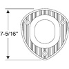 40-0101-88 Gearshift Floorplate, 1937 Chrysler Imperial C14, 1937 Chrysler Royal C16, 1937 Dodge Series D5