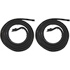 60-0725-72 Front Door Weatherstrips, Pontiac Star Chief, Pontiac Super Chief, Pontiac Chieftain, Chevy Bel Air - image 1