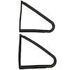 70-2573-77 Rear Quarter Stationary Window Weatherstrips , Buick Special, Olds Eighty Eight