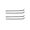 80-0630-57 Window Felt Beltline Weatherstrips, Ford F-100, Ford F-250, Ford F-350 - image 1