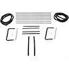90-3022-90 Glass Weatherstrip Kit, Pontiac Chieftain, Pontiac Star Chief, Pontiac Super Chief, Chevy 210, Chevy Bel Air - image 1