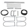 90-3025-90 Glass Weatherstrip Kit, Pontiac Chieftain, Chevy 210, Chevy 150 - image 1