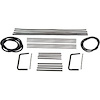 90-3028-90 Glass Weatherstrip Kit, Pontiac Chieftain, Pontiac Star Chief, Pontiac Super Chief, Chevy Bel Air, Chevy 210 - image 1