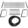 90-3029-90 Glass Weatherstrip Kit, Pontiac Star Chief, Chevy Bel Air - image 1