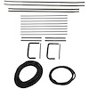 90-3071-90 Glass Weatherstrip Kit, 1955 Buick Special, 1955 Buick Century, 1956 Buick Special, 1956 Buick Century - image 1