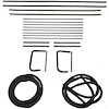 90-3076-90 Glass Weatherstrip Kit, Buick Century, Olds Super 88, Olds Ninety Eight - image 1