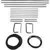 90-3080-90 Glass Weatherstrip Kit, 1955 Buick Special, 1955 Buick Century - image 1