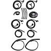 90-3208-90 Body Weatherstrip Kit, 1965 Cadillac Sixty Special, 1966 Cadillac Sixty Special, 1966 Cadillac Fleetwood - image 1
