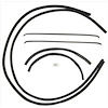 90-3288-90 Side Window Weatherstrip Set Fits Select GM Models - image 1