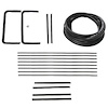 90-3325-90 Glass Weatherstrip Kit, Pontiac Star Chief, Chevy Bel Air - image 1