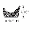 WEATHERSTRIP, 1/2" X 7/16 - image 1