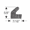 WEATHERSTRIP, 7/16 X 5/8 - image 1