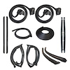 90-3599-90 T-Top Body Weatherstrip Kit with Rubber Drip Edge, Pontiac Firebird, Chevy Camaro - image 1