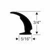 WINDOW EDGE WEATHERSTRIP - image 1