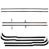 90-3741-90 Side Window Deluxe Weatherstrip Set - image 1