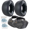 10.50" Tread Width Drag Slick and Tube Kit 28 x 10.50-15 Drag Slicks - image 1