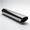 Chrome Exhaust Tip Rolled Angled 3" - image 1