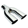 Chrome Exhaust Tip Dual Angle Cut 7.5" - image 1
