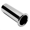 Chrome Exhaust Tip Foreign Car 2.25" - image 1