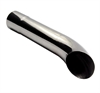 Chrome Exhaust Tip Turn Down Style 1.75" - image 1