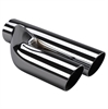 Chrome Exhaust Tip Dual Truck Style 6.5" - image 1
