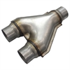 Aluminized Stamped Y-Pipe 2" Single Pipe , 2" Dual Pipes