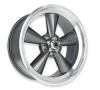 5 Spoke Front Wheel, Size: 20x8.5", Bolt Pattern: 5x5", Backspace: 5.25" [Anthracite - Semi Gloss Clearcoat] - image 1