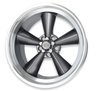 5 Spoke Rear Wheel, Size: 20x10", Bolt Pattern: 5x5", Backspace: 5.5" [Anthracite - Semi Gloss Clearcoat] - image 4