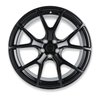 Split-Spoke Wheel, Size: 20x10", Bolt Pattern: 5x4.5", Backspace: 6.96" [Semi Gloss Black] - image 3
