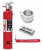 MaxOut Dry Chemical Fire Extinguisher Kit Red 2.5-lb bottle - image 1