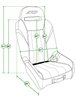 A5709-PORXP GT/S.E. 1 in. Extra Wide Suspension Seat, '22 RZR Pro R/Turbo R; '20-22 RZR PRO XP/XP4 [Custom] - image 2