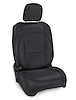 B040-02 Front Seat Covers, 18-22 Wrangler JL 4-Door Exc. 4XE / 20-22 Gladiator Exc. Mojave; w/ MOLLE Back [Black] - image 1