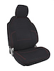 B058-01 Front Seat Covers, 21-22 Bronco; 2-Door [Black/Red Stitching] - image 1