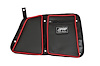 E41-214 Door Bag w/ Knee Pad, RZR Models; w/o OEM Door Speakers [Rear Passenger Side; Red] - image 1