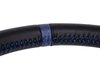 G111 Deep Dish Leather Steering Wheel [Blue] - image 2