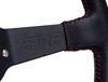 G113 Deep Dish Leather Steering Wheel [Red] - image 3