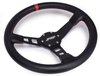 G113 Deep Dish Leather Steering Wheel [Red] - image 4