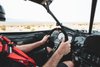 G123 Deep Dish Suede Steering Wheel [Red] - image 4