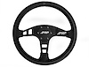 G210 Flat Leather Steering Wheel [Black] - image 1