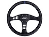 G211 Flat Leather Steering Wheel [Blue] - image 1