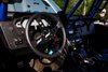 G211 Flat Leather Steering Wheel [Blue] - image 3