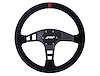 G223 Flat Suede Steering Wheel [Red] - image 1