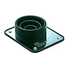 B-1 Shifter Boot & Plate 4 3/8" x 5 3/8" - image 1