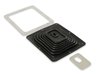 Shifter Super Boot and Chrome Trim Plate for Large Shifter Tunnel Openings [Chrome Plate and Rubber] - image 2