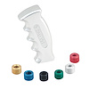 Universal Pistol Grip Shift Handle for SAE and Metric Shift Sticks [Clear Anodized Billet Aluminum] - image 1