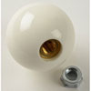 White Classic Shifter Knob Pattern: 5-Speed - image 2