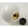 White Classic Shifter Knob Pattern: 5-Speed - image 2